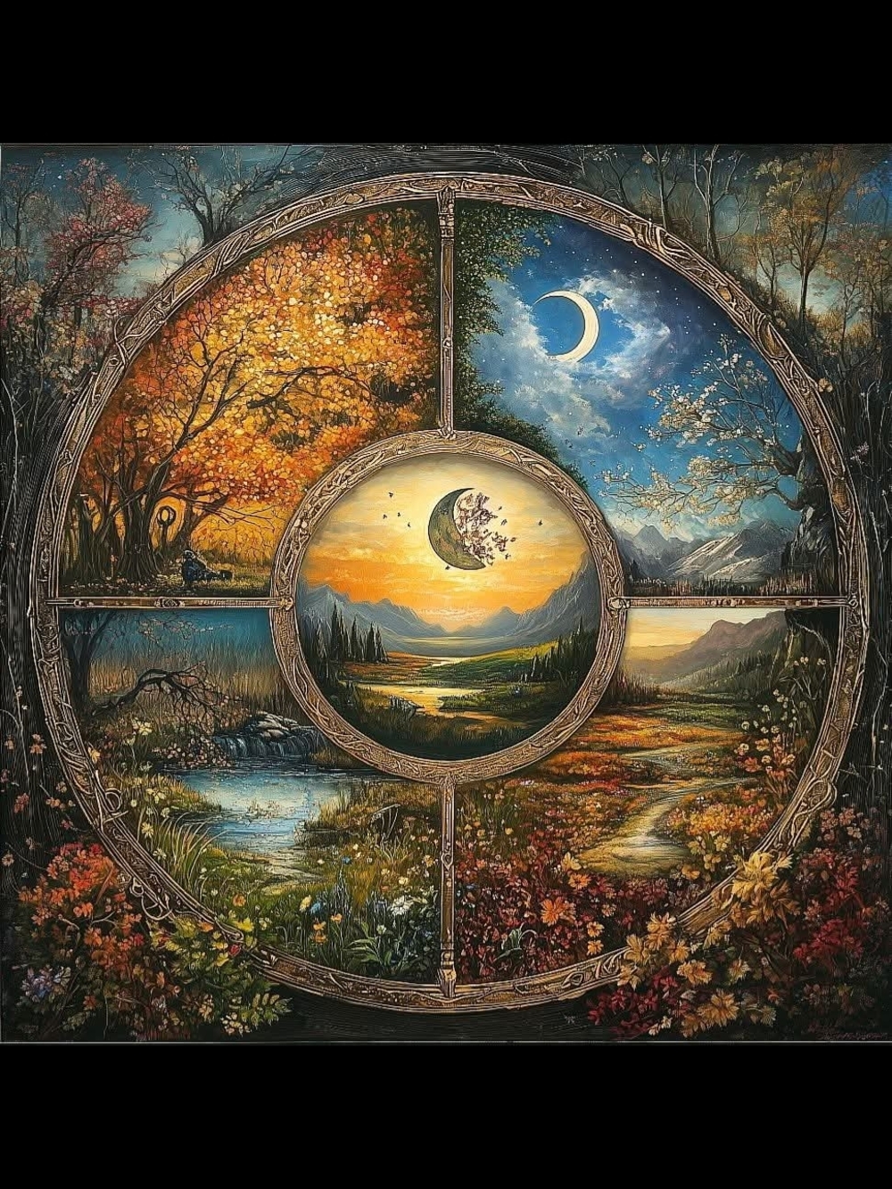 Seasons Wheel Custom Fridge Magnet Home Kitchen Decor \
